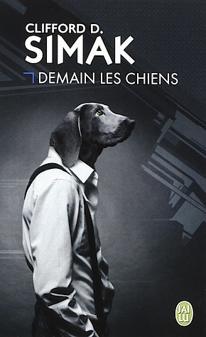Couverture du livre : un homme en chemise avec une tête de chien